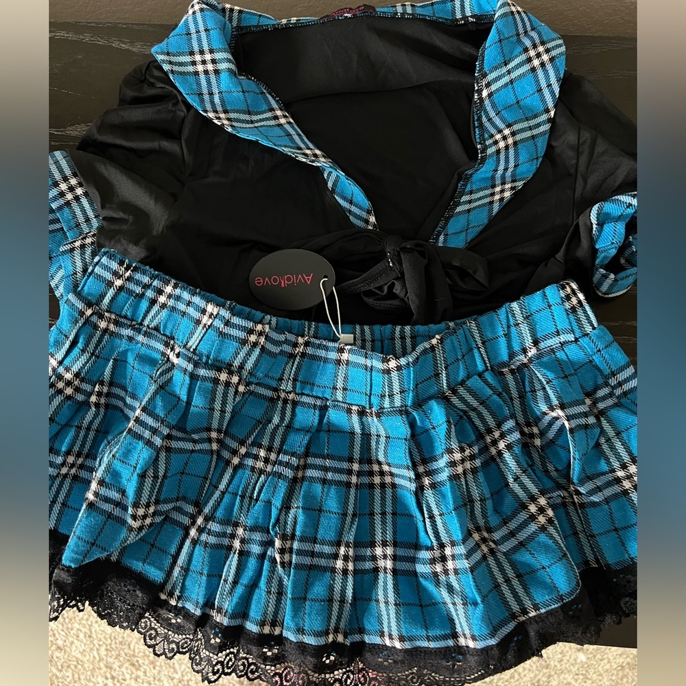 School girl cosplay costume